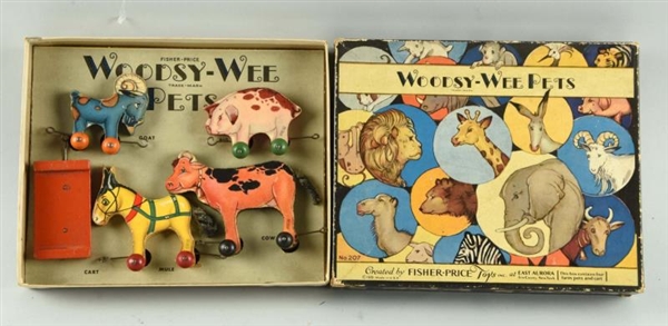 FISHER PRICE WOODSY WEE PETS SET.                 