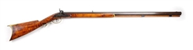 (A) EARLY HALF STOCK PERCUSSION SPORTING RIFLE    