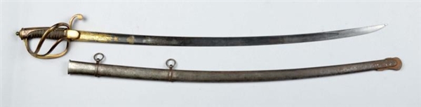 F.C. WILMS FRENCH CAVALRY OFFICER’S SWORD.        