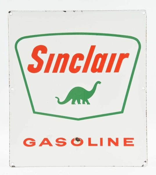 SINCLAIR WITH DINO LOGO SIGN.                     