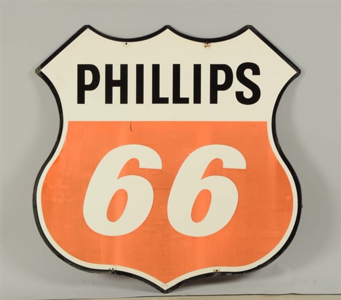 PHILLIPS 66 (RED & WHITE) SIGN.                   