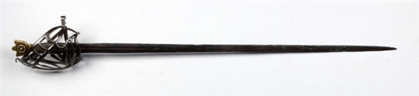 ITALIAN 17TH CENTURY SCHIAVONA SWORD.             