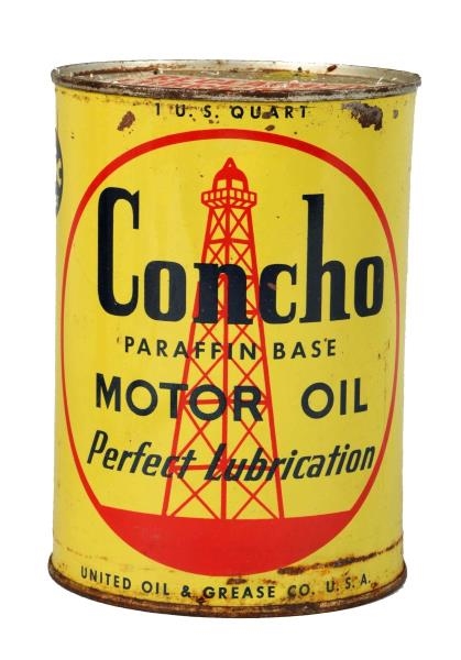 CONCHO MOTOR OIL QUART CAN.                       