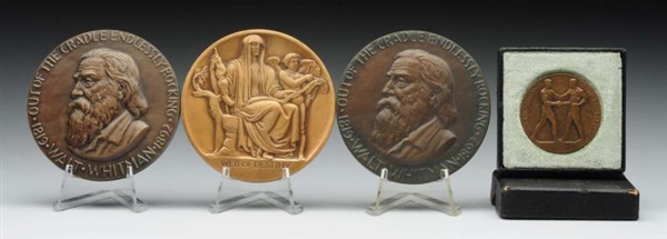 LOT OF 4: THE SOCIETY OF MEDALLISTS.              