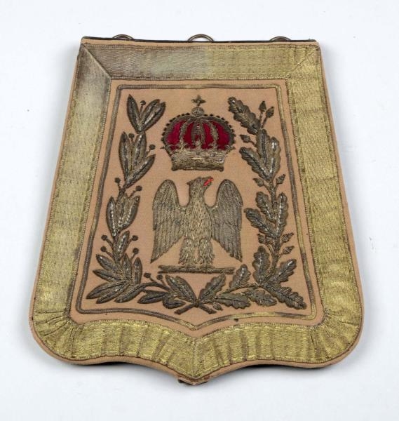  FRENCH EMBROIDERED SABRETACHE.                   