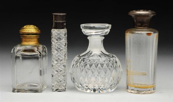 LOT OF 4: PERFUME AND SCENT BOTTLES.              
