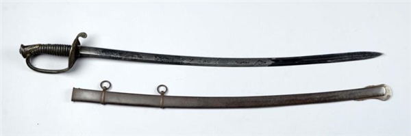 FRENCH THIRD REPUBLIC OFFICER’S SWORD.            