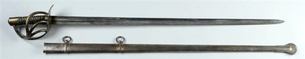 FRENCH HEAVY CAVALRY STRAIGHT BLADE SABER.        