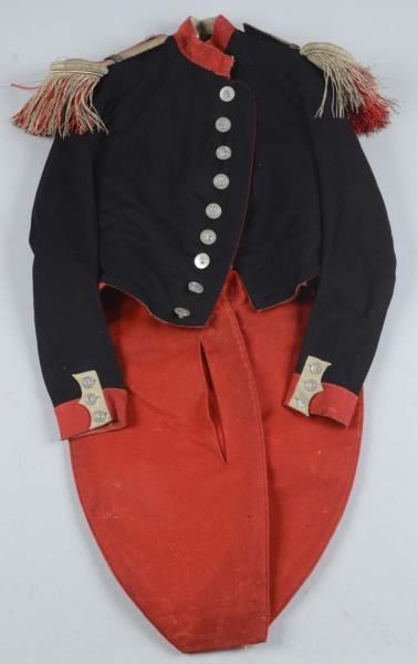 FRENCH ARTILLERY OFFICER’S COATEE WITH EPAULETTES.