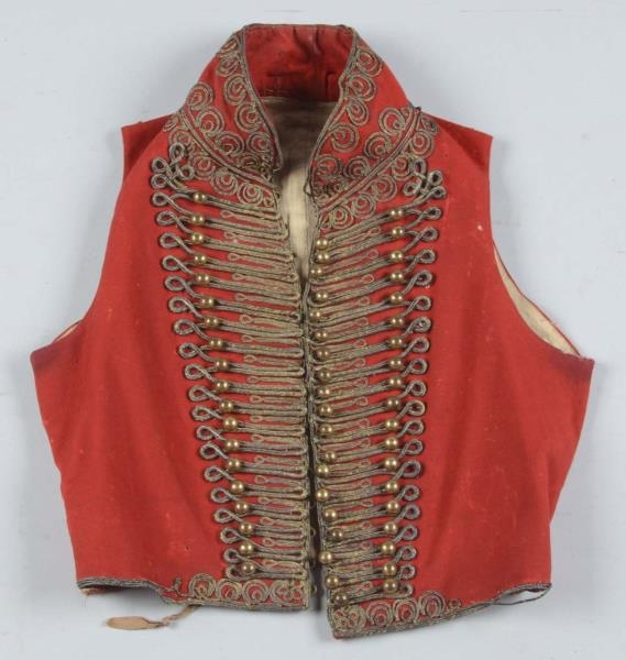 FRENCH CHILD’S OFFICER TYPE WAISTCOAT.            