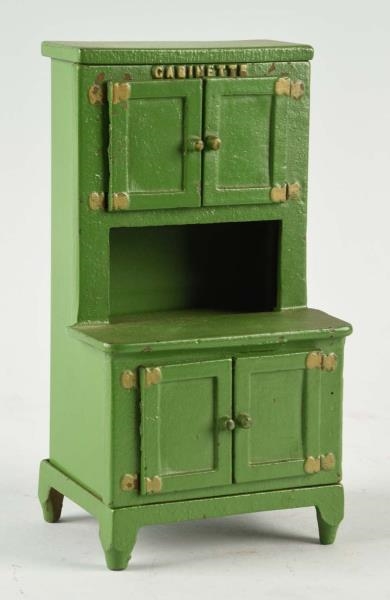 CAST IRON HUBLEY TOY CABINETTE.                   