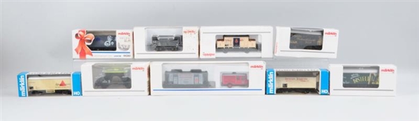 LOT OF 9: MARKLIN FREIGHT CARS.                   