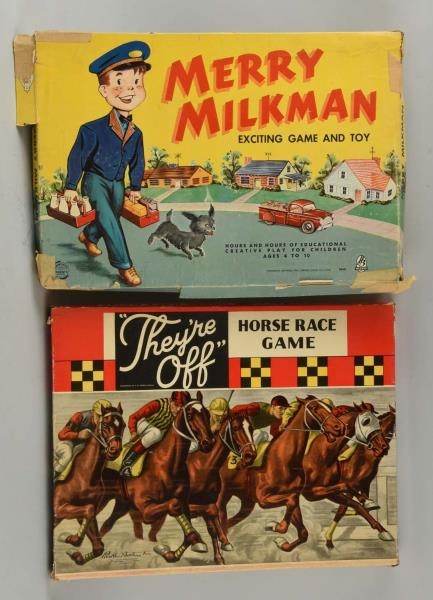 LOT OF 2: AMERICAN MADE VINTAGE BOARD GAMES.      