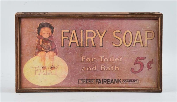 FAIRY SOAP WOODEN BOX.                            