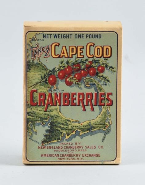 FANCY CAPE COD CRANBERRIES BOX.                   
