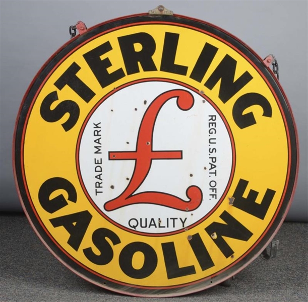 STERLING GASOLINE WITH LOGO SIGN                  