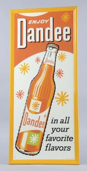 ENJOY DANDEE WITH BOTTLE EMBOSSED TIN SIGN        