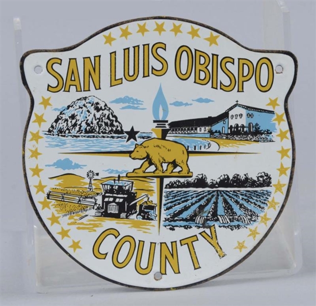 SAN LUIS OBISPO COUNTY TRUCK SIGN                 