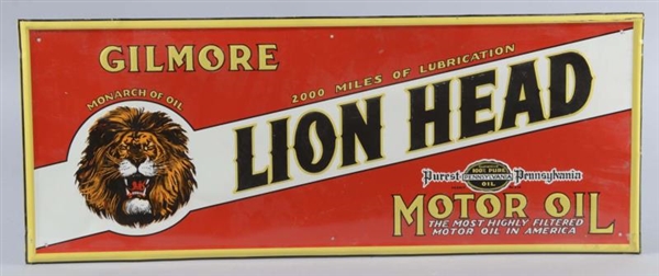 GILMORE MOTOR OIL SIGN (REPRODUCTION)             