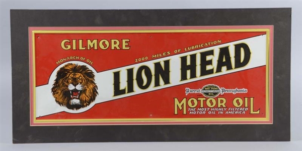 GILMORE MOTOR OIL SIGN (REPRODUCTION)             
