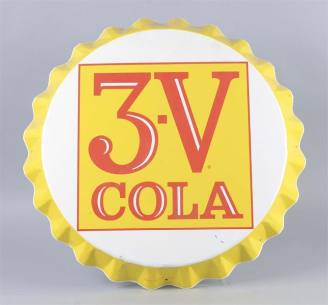 3- V COLA BOTTLE CAP SIGN                         