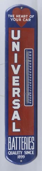 UNIVERSAL BATTERIES TIN THERMOMETER               