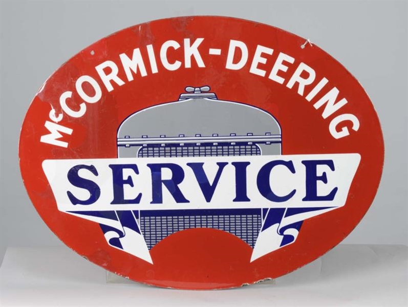 MCCORMICK DEERING SERVICE SIGN                    
