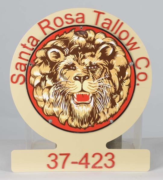 SANTA ROSA TALLOW CO WITH LIONS FACE SIGN        