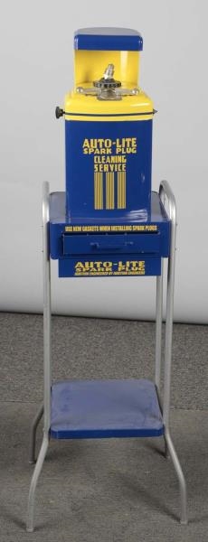 AUTO-LITE SPARK PLUG CLEANING STAND               