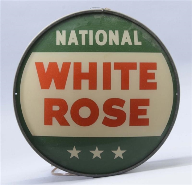 NATIONAL WHITE ROSE 13-1/2" SINGLE GLOBE LENS     