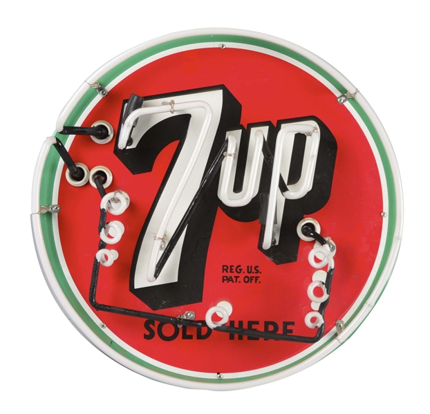 7UP SODA NEON ADVERTISING SIGN