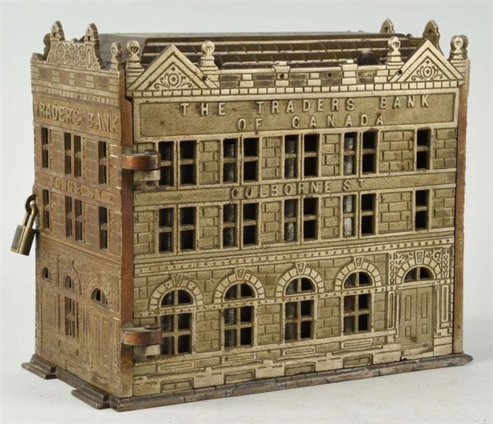CAST IRON TRADERS BANK BUILDING BANK.             