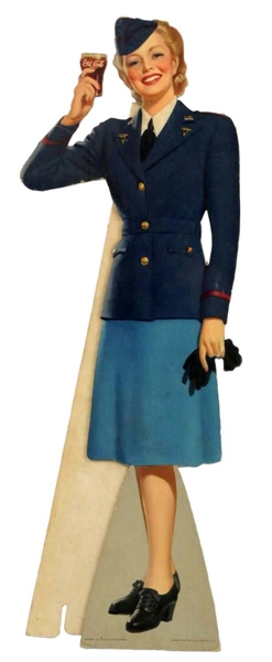 1943 COCA - COLA NAVY GIRL CUTOUT.                