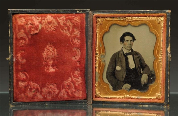 AMBROTYPE OF YOUNG MAN.                           
