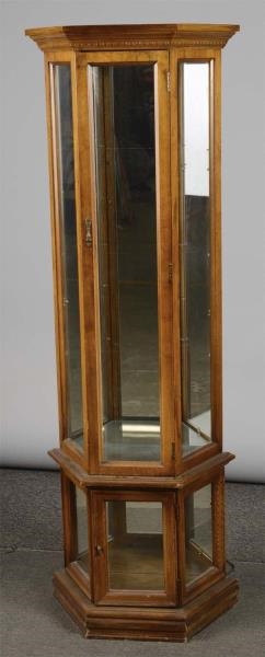 LIGHTED DISPLAY CURIO CABINET                     
