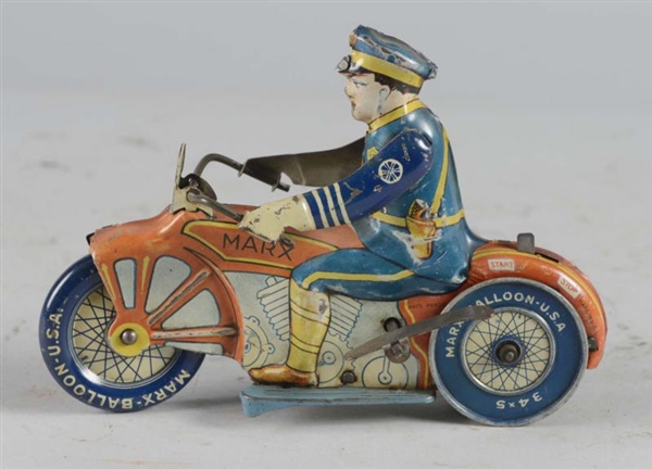 MARX POLICE MOTORCYCLE TOY                        