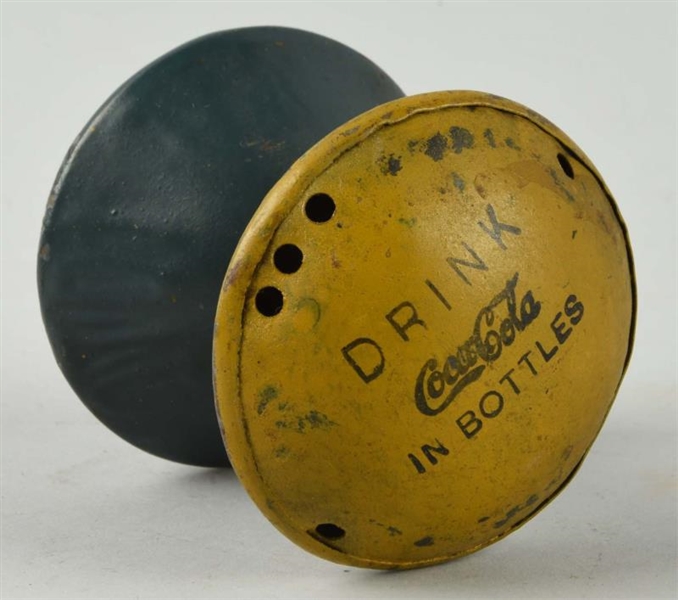1930S COCA-COLA ROLLING METAL TOY.               