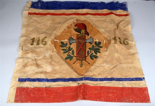 FRENCH FLAG FOR 116TH REGIMENT.                   