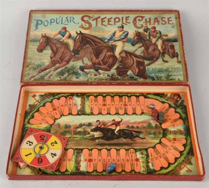 THE BOARD GAME “POPULAR STEEPLE CHASE”.           