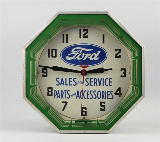 1940-50’S SCARCE FORD SALES & SERVICE OCTAGON NEON