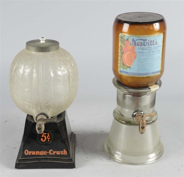 LOT OF 2: SODA FOUNTAIN SYRUP DISPENSERS          