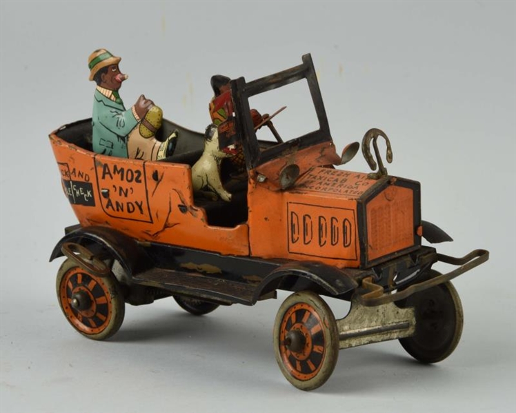 MARX TIN LITHO WIND UP AMOS & ANDY TAXI.          