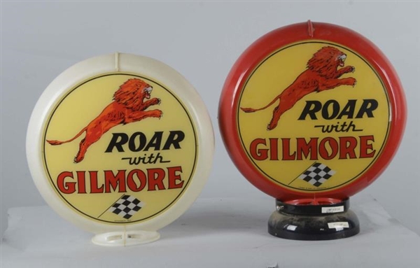 LOT OF 2: GILMORE GAS PUMP GLOBES                 