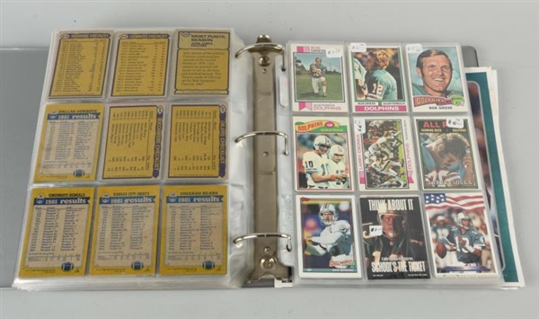 LARGE LOT OF 1970S & NEWER FOOTBALL CARDS.       