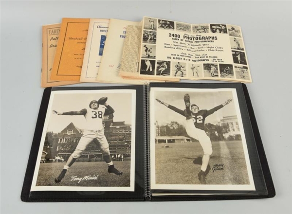 LOT OF 10+:  PHOTOS OF COLLEGE FOOTBALL PLAYERS.  