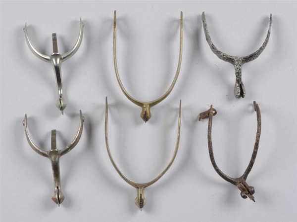 LOT OF 8:  ASSORTED MILITARY SPURS.               