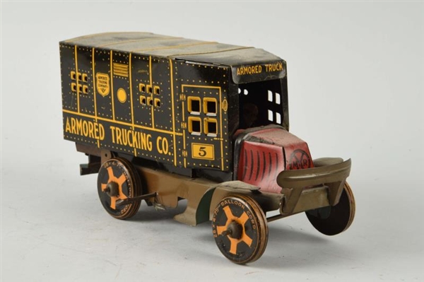 MARX TIN LITHO WIND-UP ARMORED TRUCK.             