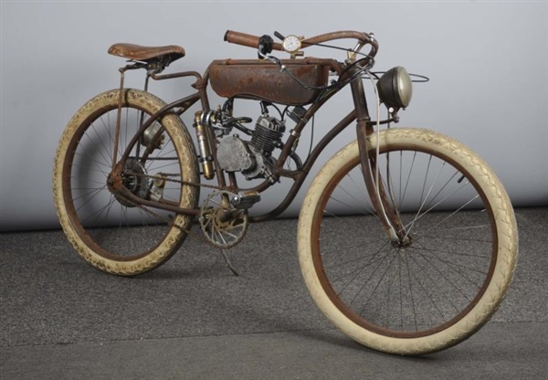 GAS POWERED "INDIAN" BICYCLE                      