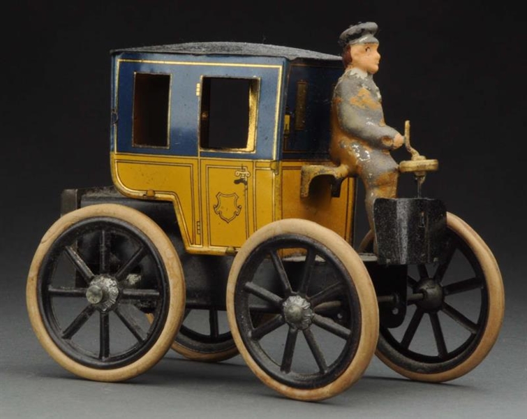 EARLY GERMAN TIN LITHO WIND-UP AUTOMOBILE TOY.    