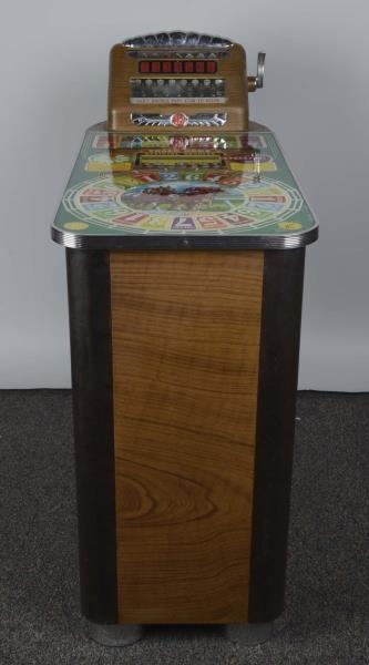 5¢ BUCKLEY TRACK ODDS HORSE RACE CONSOLE          
